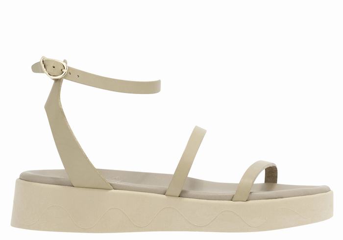 Sandale Plateforme Ancient Greek Sandals Nissida Leather   | RAL-7041108